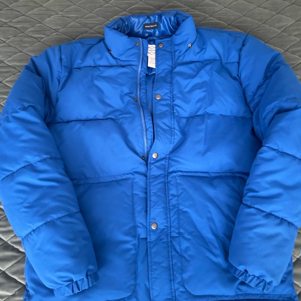 St. John's Bay Vibrant Blue Puffer Jacket
